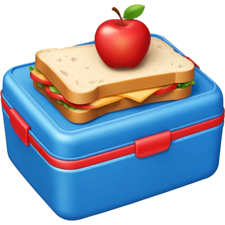 lunch box of kid emoji