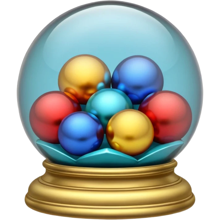 old Ornaments in a glass  showcase emoji