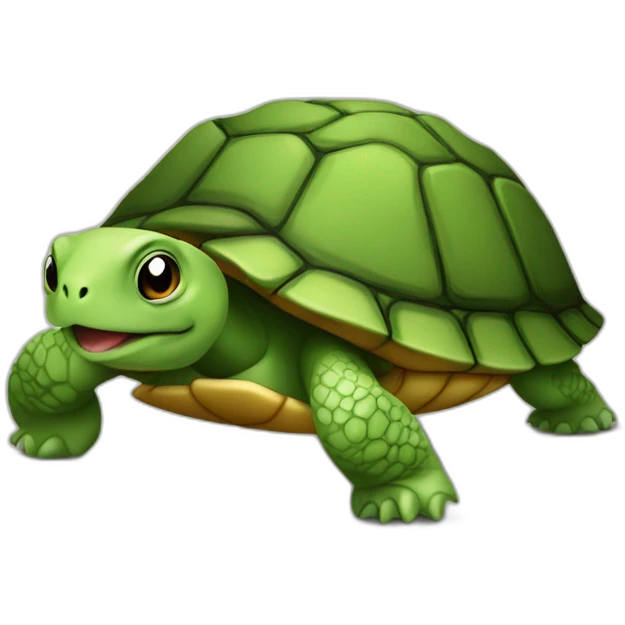 tortue sur pieuvre emoji