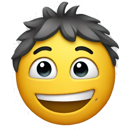 Laughing emoji thinking  emoji