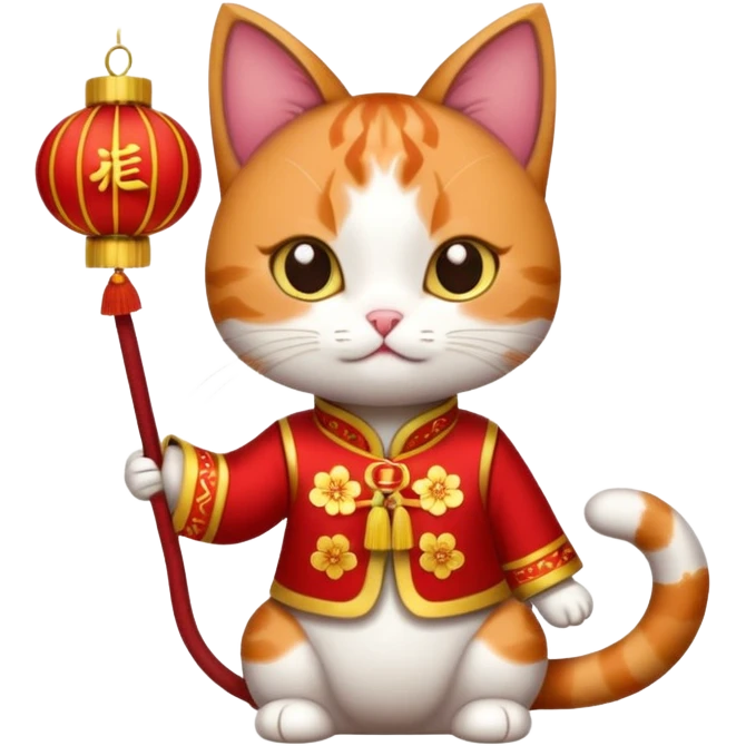 Chinese Lunar New Year Cat emoji