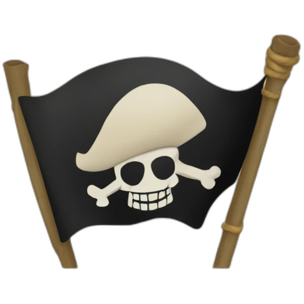 Strawhat pirates flag emoji