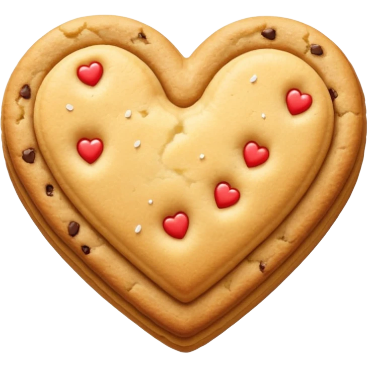 cookie heart emoji