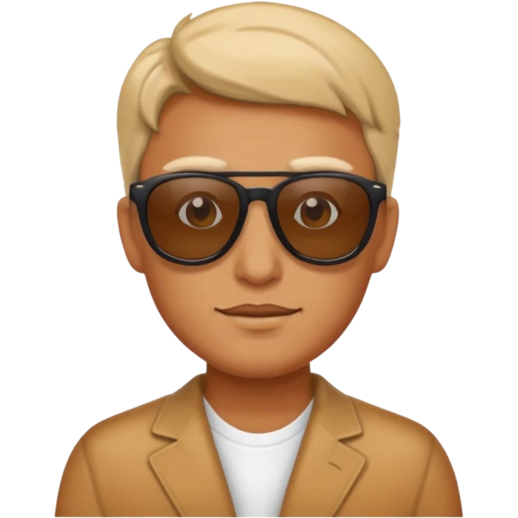 A dick in sunglasses emoji