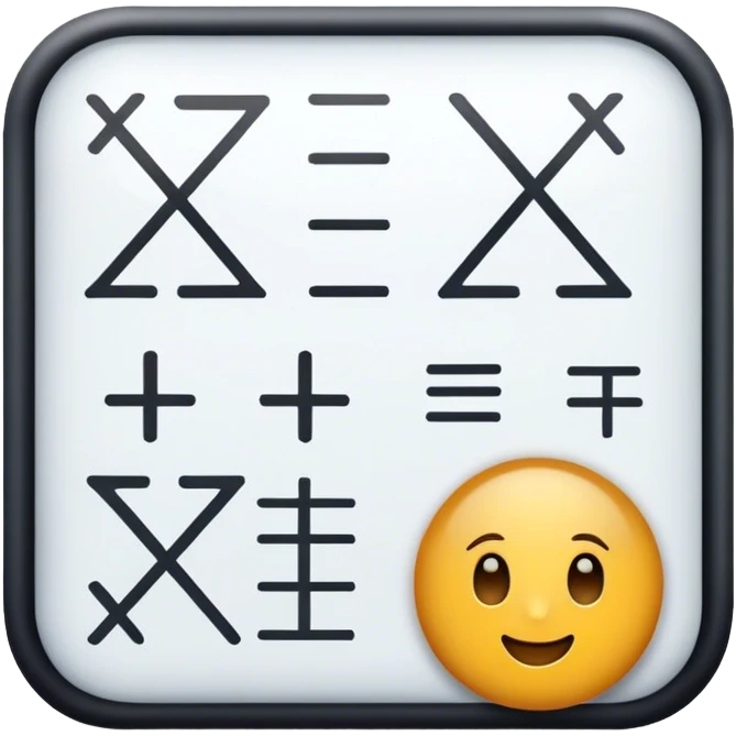 math  emoji