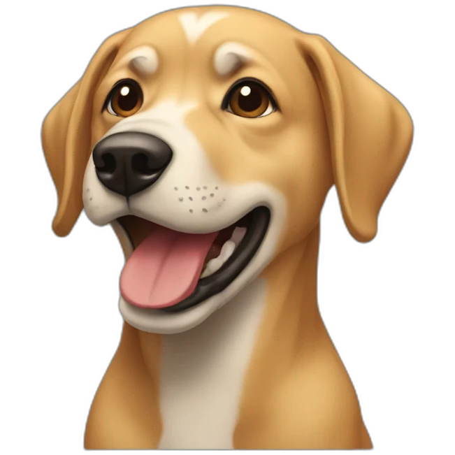Chien spit emoji