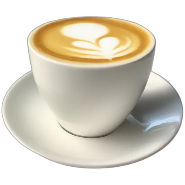 Flat white emoji