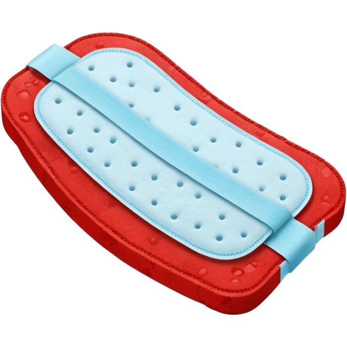 Menstrual blood on pad  emoji