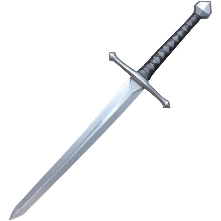 low poly sword emoji