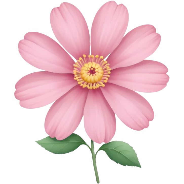 I want a flower for my hair pastel pink emoji