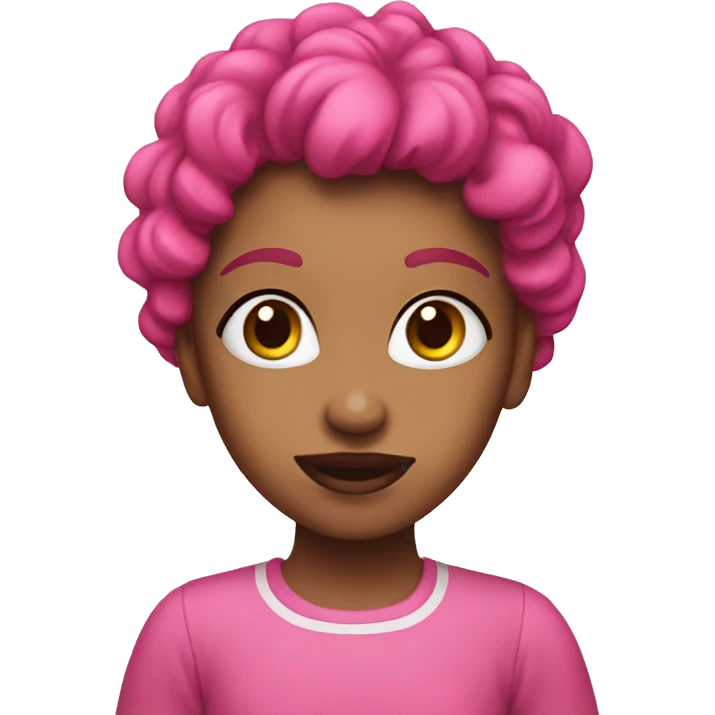 Pinkie girl emoji
