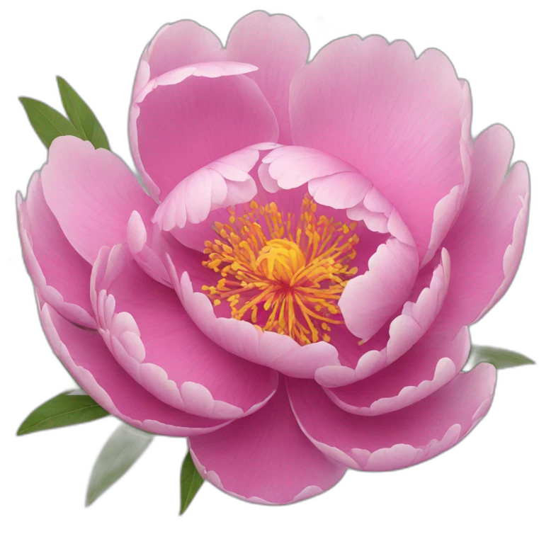 Peony emoji