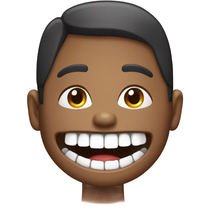 marry christmas teeth emoji
