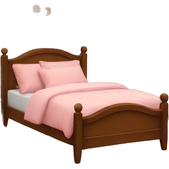 Cute bed emoji