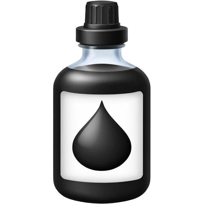 black tattoo ink  emoji