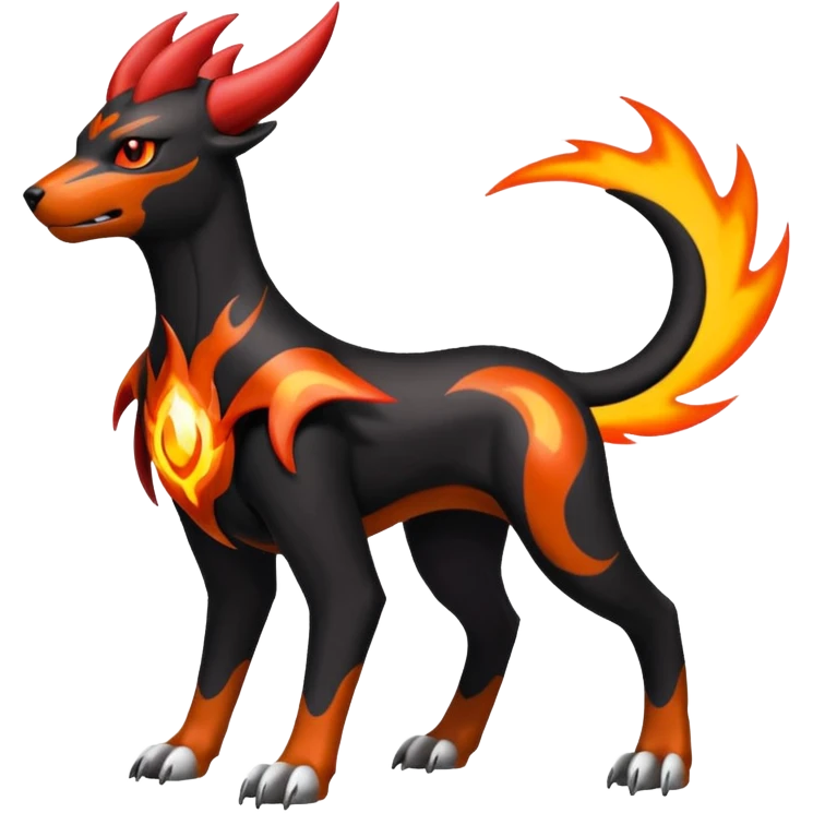 Houndoom-Houndour-Genesect-Pokémon-Fakémon-hybrid-creature emoji