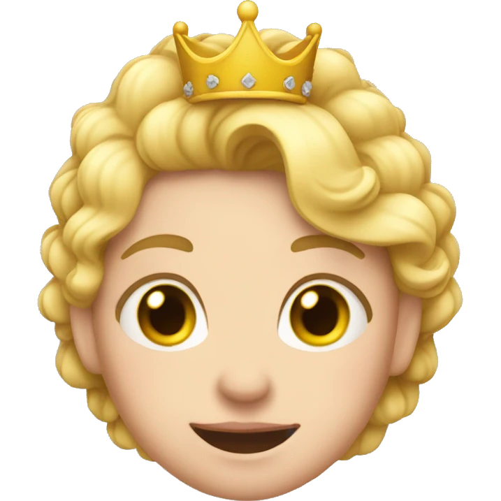 This emoji 💁🏼‍♀️ With a crown on the head  emoji