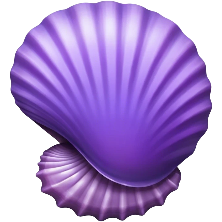 Purple sea shell emoji