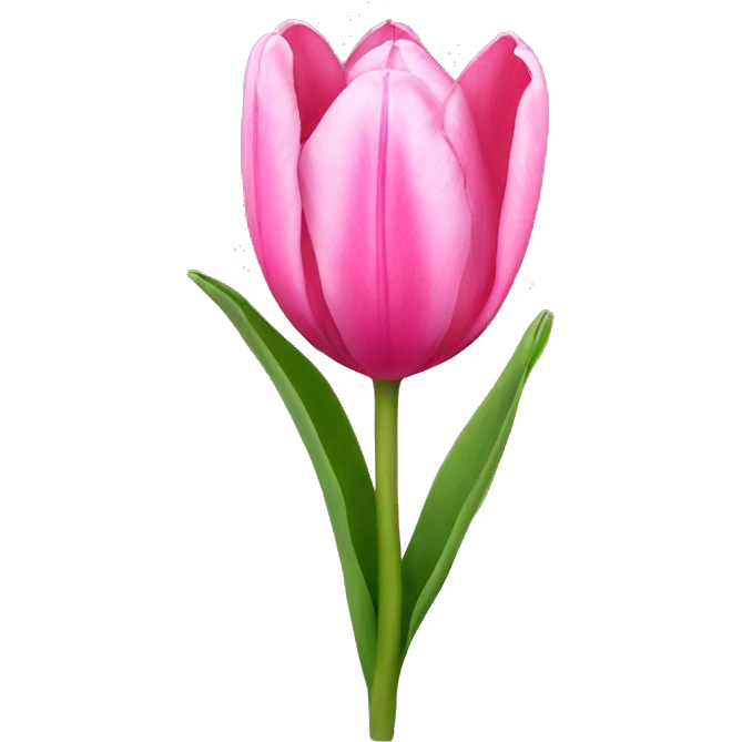 pink tulip emoji