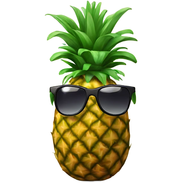 Pineapple with Sunglasses emoji