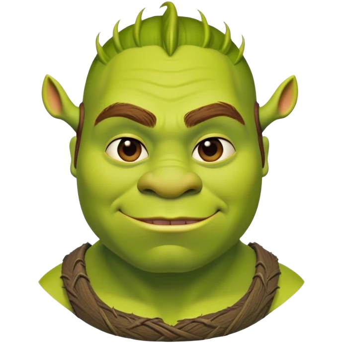 Cute shrek emoji