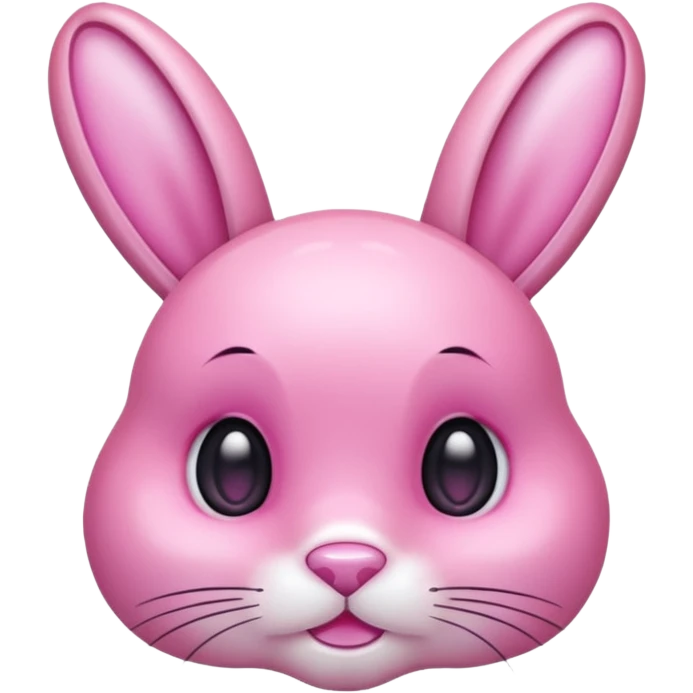 crystallized bunny pink emoji