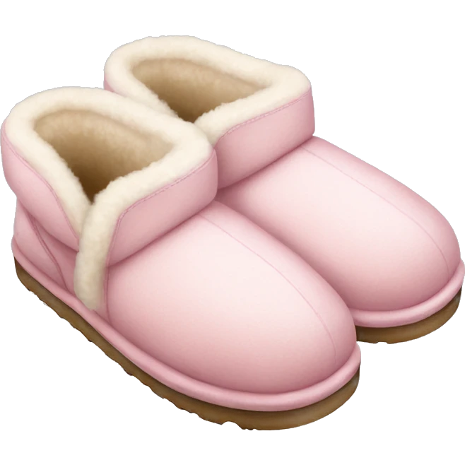 light pink uggs slippers emoji