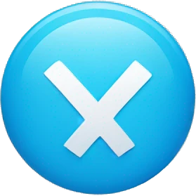 check mark with blue backround emoji