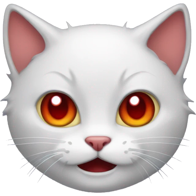 Vampire kitty emoji