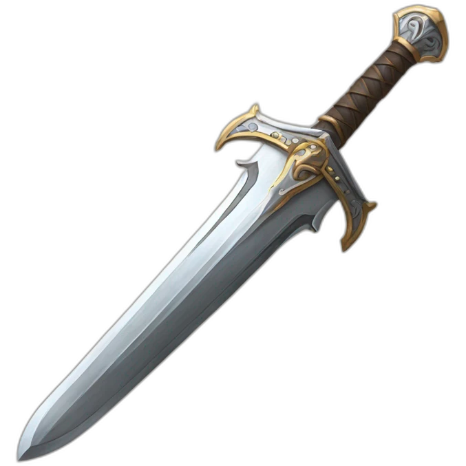 Really cool super detailed sword emoji
