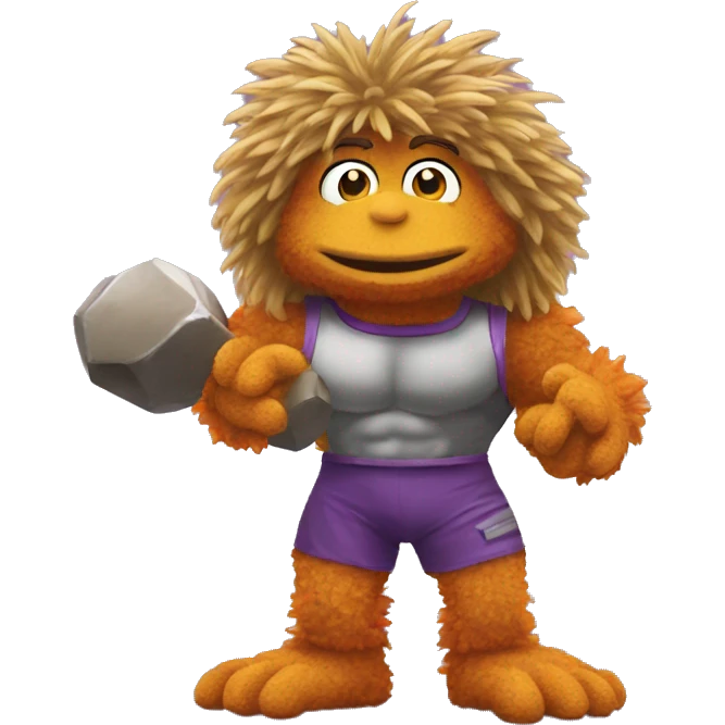fraggle rocks hot muscle trainer emoji