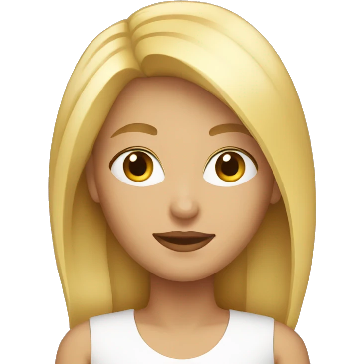 blonde woman emoji