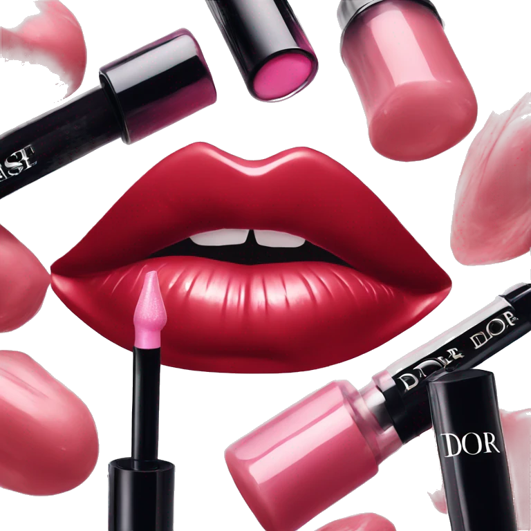 Dior lip gloss emoji