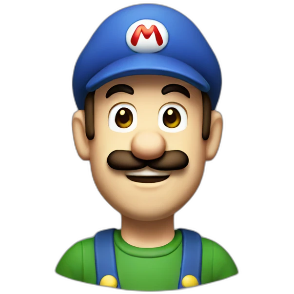 Luigi from Mario emoji