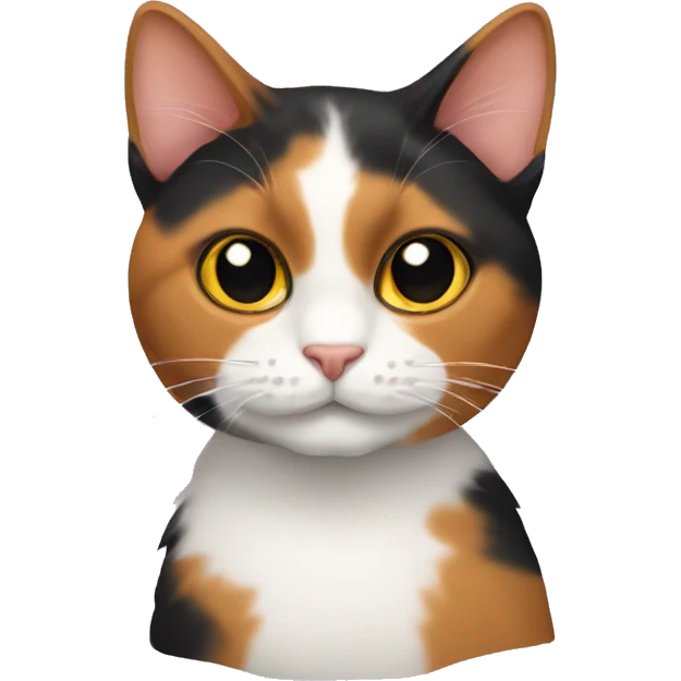 Calico cat emoji
