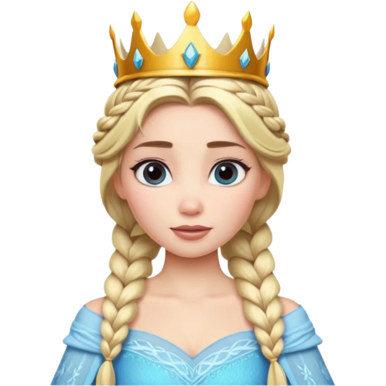 Crown 👑 and Elsa emoji