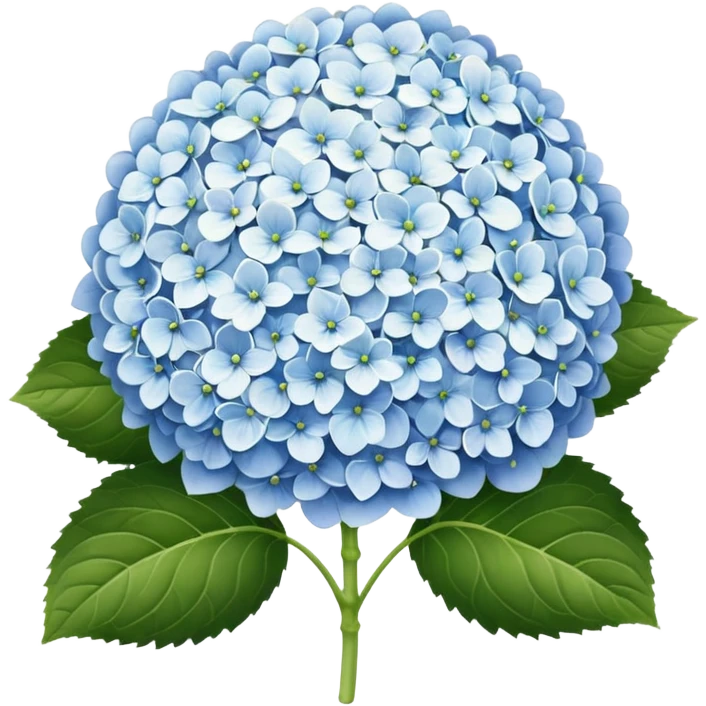 hydrangea white emoji