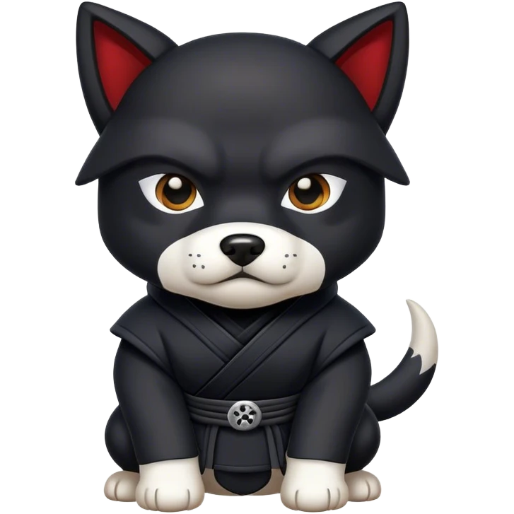 Dog ninja  emoji