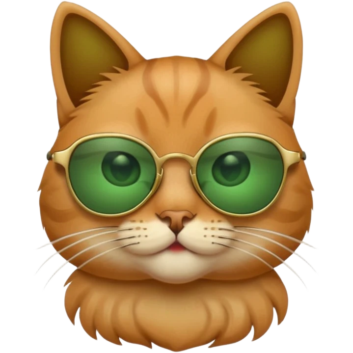 Cat wearing sunglasses emoji