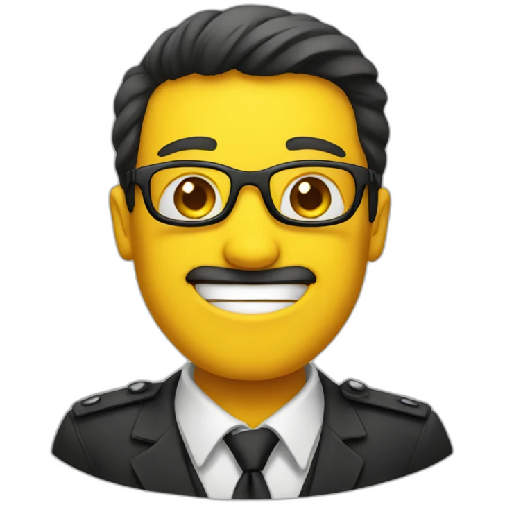 Proud smiley emoji