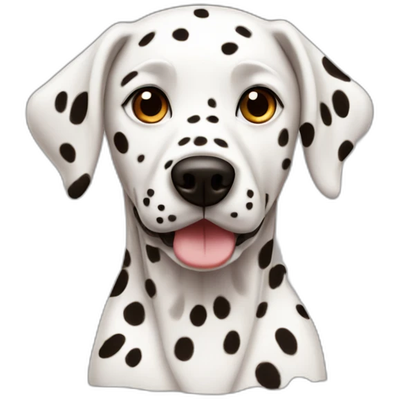 Dalmatian with brown Sprinkles emoji