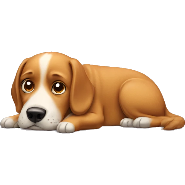 Couch dog emoji