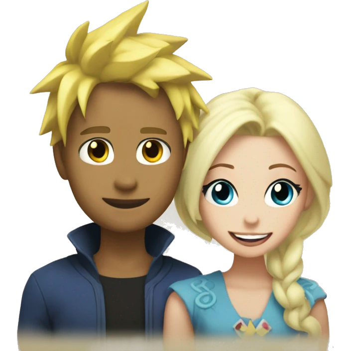 roxas and trixie in aba emoji