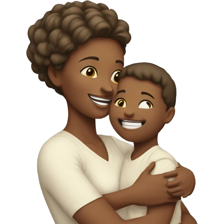 white mother with child emoji