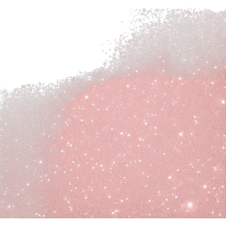 soft pink glitter emoji