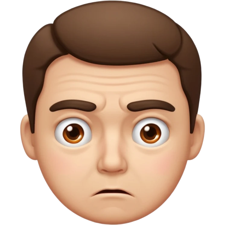 Flustered emoji