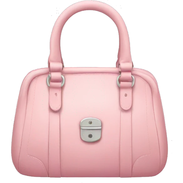Pastel pink purse emoji