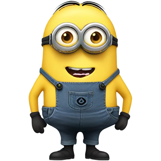 a minion with a huge butt emoji