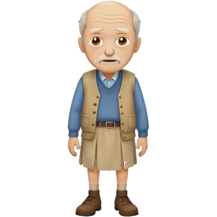 beige ancient male skirt cloth emoji