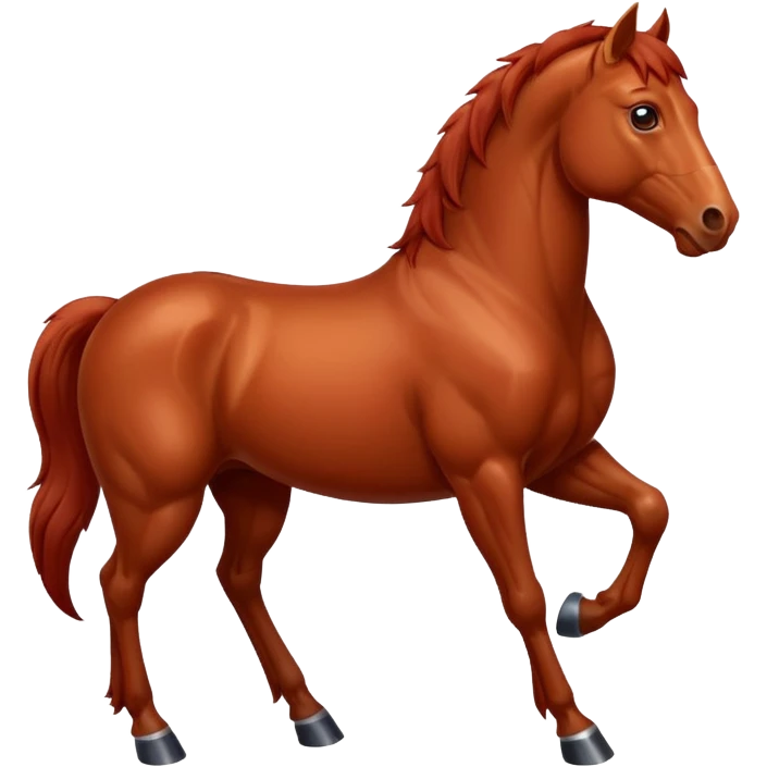 Red horse emoji